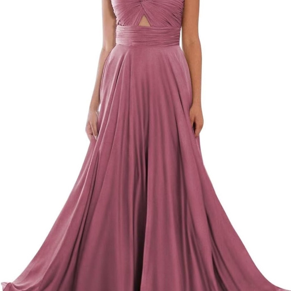 Mauve Rose evening or Bridesmaid Dress